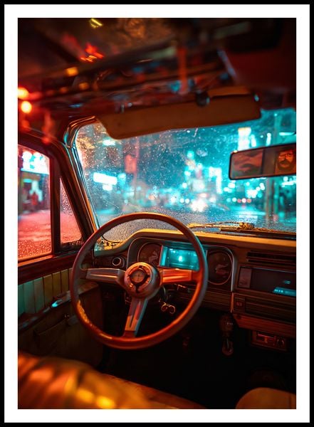 Plakat 64x90cm Nocny Kierowca zdjęcie 3