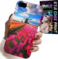 ETUI DO IPHONE ( 7 PLUS ) - POLE KOLOROWYCH TULIPANÓW, TULIPAN, CASE