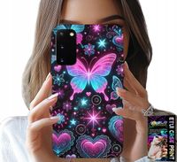 ETUI DO SAMSUNG GALAXY S20 - KOLOROWY MOTYLEK SERCE MODNE WZORY CASE