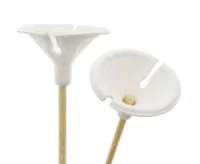 PATYCZKI Z ZATYCZKAMI DO BALONÓW BAMBUS + PAPIER 100SZT GODAN