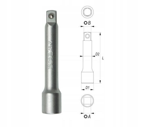 przedłużka 1/2" 254mm yato na Arena.pl