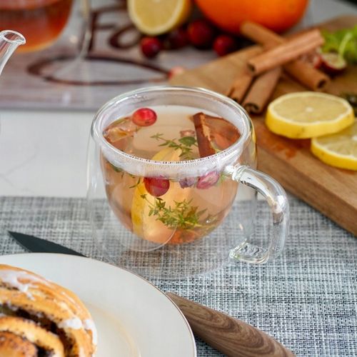 Duże SZKLANKI TERMICZNE do kawy 350ml komplet szklanek 2 szt. Sublime Mona na Arena.pl