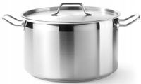 Garnek średni Profi Line z pokrywką 15 l śr. 320 x 190 h - Hendi 831601