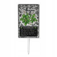 TABLICZKA ETYKIETA ZNACZNIK ZIÓŁ ROŚLIN PRZYPRAW