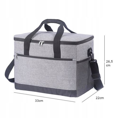 TORBA TERMICZNA na LUNCH BOX na jedzenie torba ŚNIADANIOWA na ramie 20L XL na Arena.pl
