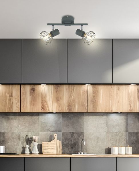 Verve listwa 2x40W E14 matowy szary zdjęcie 2