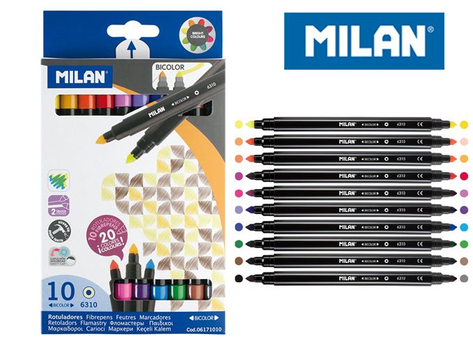 PISAKI BICOLOR 10 DWUSTRONNE MILAN zdjęcie 1