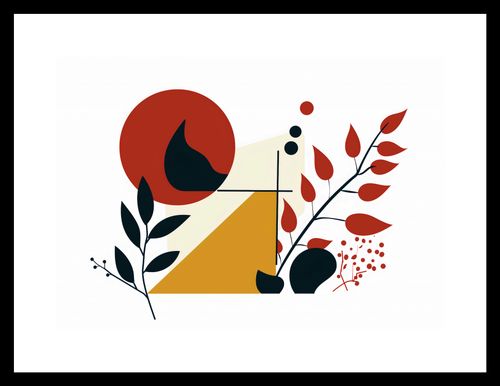 Plakat 29,7x21cm Ogień i Flora na Arena.pl