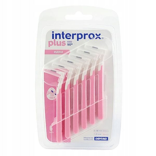 INTERPROX PLUS 2G DENTAID 0,7 NANO 6 szt. zdjęcie 1