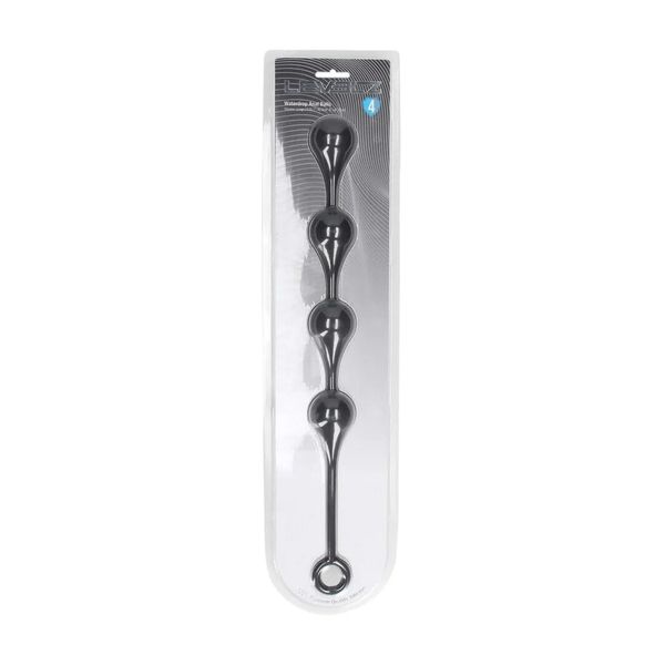 Waterdrop Silicone Anal Balls - L - 40Mm - Black zdjęcie 2