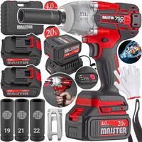 KLUCZ UDAROWY 750Nm! Akumulatorowy BEZSZCZOTKOWY KÓŁ 20V mp0514 elektryczny