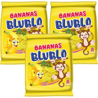 Blublo Żelki pianki bananki 80 g x 3 sztuk