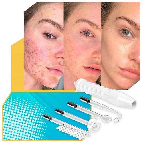 DERMA WAND PRO darsonval 4 elektrody peloty najmocniejszy do skóry na Arena.pl