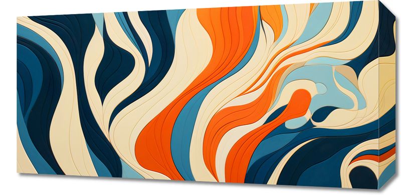 Obraz 60x30cm Oceaniczne Fale zdjęcie 1