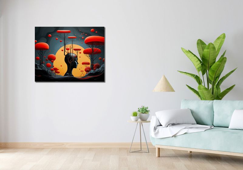 Obraz 90x70cm Myślokształty zdjęcie 2