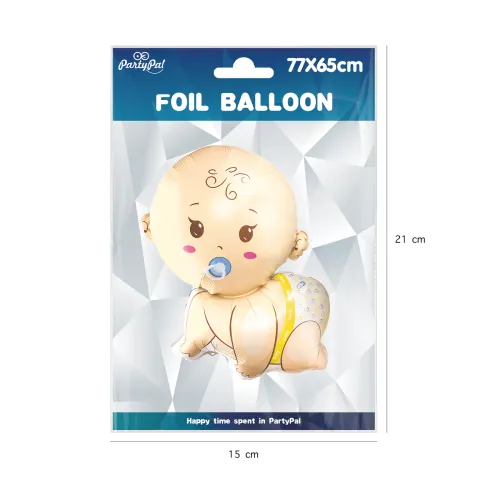 balon foliowy bobas chłopiec 65x77cm na Arena.pl