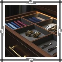 SPINKI DO MANKIETÓW KOSZUL CZARNO ZŁOTE ELEGANCKI PREZENT DLA NIEGO PUDEŁKO