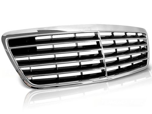 Grill MERCEDES W210 99-02 AVANTGARDE CHROM-BLACK na Arena.pl