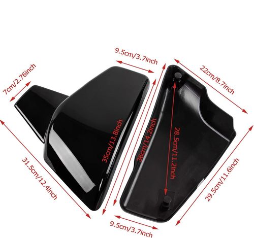 Osłony akumulatora PSLER do Honda VLX600 VT600 Shadow czarne POWYSTAWOWE na Arena.pl