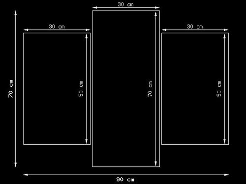 70 90cm Obraz 3 elem Mężczyzna siłowni black&white ścienny płótno na Arena.pl