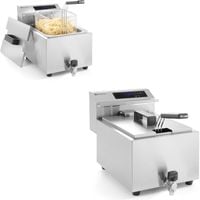 frytownica frytkownica z panelem cyfrowym mastercook z kranem 8l 3500w