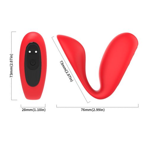 wibrator ultrasonic wave silikonowy czerwony usb na Arena.pl