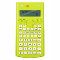 KALKULATOR NAUKOWY 12-CYFROWY DWULINIOWY ZIELONY DELI