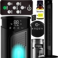 WENTYLATOR KOLUMNOWY Wiatrak podłogowy stojący Pilot Aroma TIMER JONIZACJA