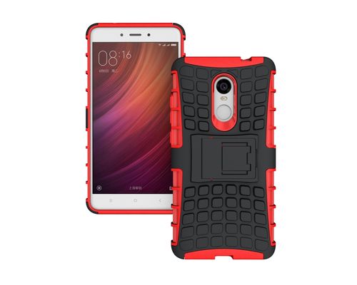 Pancerne etui Kickstand Xiaomi Redmi Note 4X / Note 4 (Snapdragon Global Version) czerwone na Arena.pl