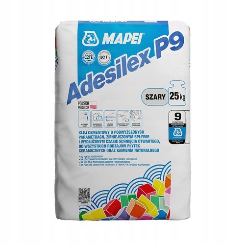 MAPEI ADESILEX P9 Zaprawa klejowa KLEJ DO PŁYTEK SZARY UNIWERSALNY 25 kg na Arena.pl