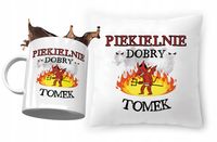 Zestaw Dla Tomka Poduszka + Kubek Na Prezent Z Nadrukiem Ze Zdjęciem