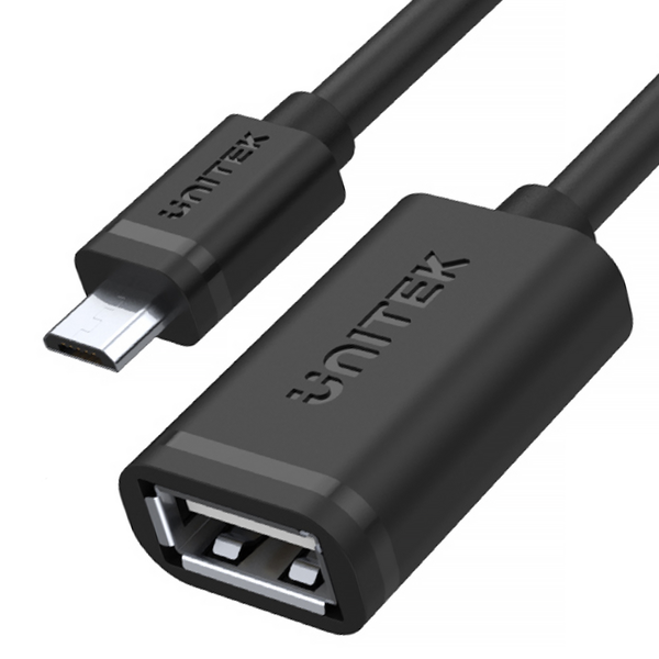 Unitek przewód OTG USB 2.0 AF do microUSB BM zdjęcie 1