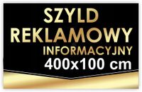 NAJTAŃSZE SZYLDY tania reklama SZYLD REKLAMOWY DUŻA TABLICA