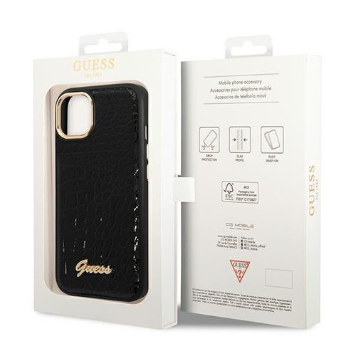 Etui Guess do iPhone 15 Plus, iPhone 14 Plus, Czarny na Arena.pl