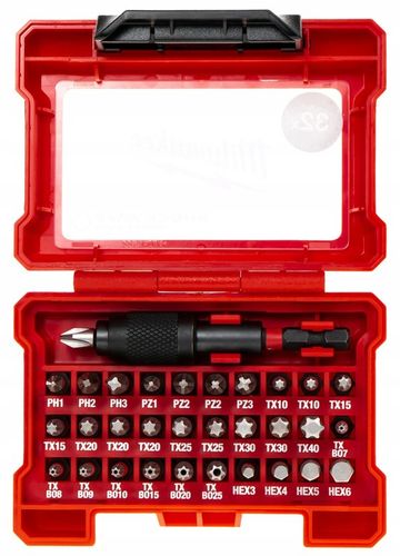 Zestaw bitów udarowych Milwaukee Shockwave 32 szt. na Arena.pl