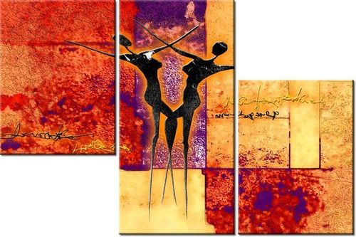 60 90CM OBRAZ 3 ELEM TANIEC ŚCIENNY DRUK PŁÓTNO na Arena.pl