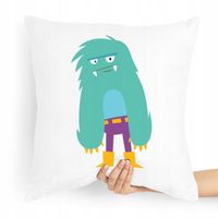 Poduszka Prezent Dla Córki Syna Dziecka Yeti Z Nadrukiem Ze Zdjęciem