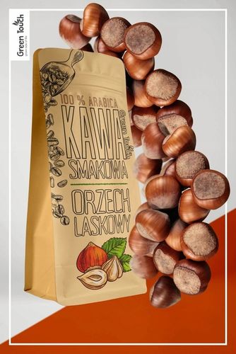 KAWA MIELONA smakowa ORZECHOWA hazelnut orzech laskowy 250 g Green Touch na Arena.pl