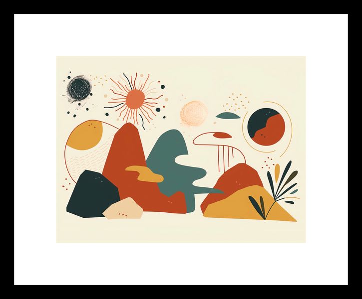 Plakat 20x15cm Kosmos Barw zdjęcie 3