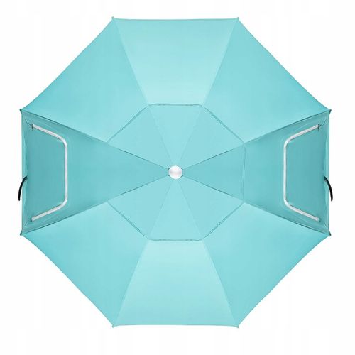 Duży parasol plażowy 2w1 namiot parawan ogrodowy składany w pokrowcu na Arena.pl