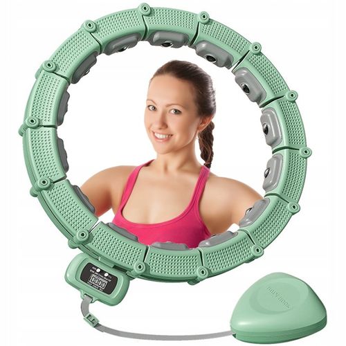 KOŁO HULA HOOP SMART MODUŁOWY MASAŻER CIAŁA Z WYPUSTKAMI I LICZNIKIEM LCD na Arena.pl