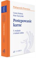 Postępowanie karne z testami online 2024 C. KULESZA