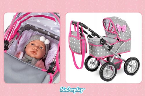 LALKA BOBAS DUŻA INTERAKTYWNA REALISTYCZNA SMOCZEK KINDERPLAY MÓWI 41CM na Arena.pl