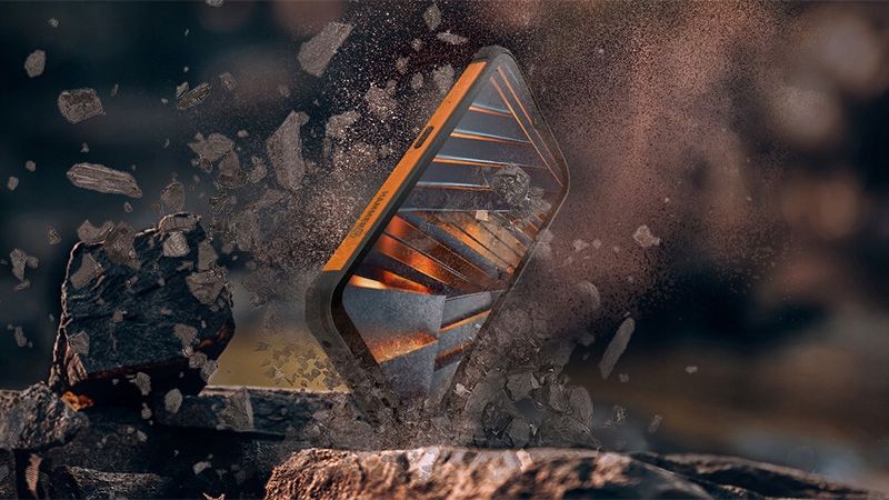 Wytrzymały Hammer Iron Va Duża Bateria 6500Mah Android 14 Ip69 zdjęcie 5