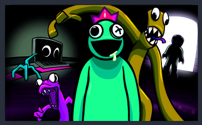 Magnes na lodówkę Rainbow Friends zdjęcie 2