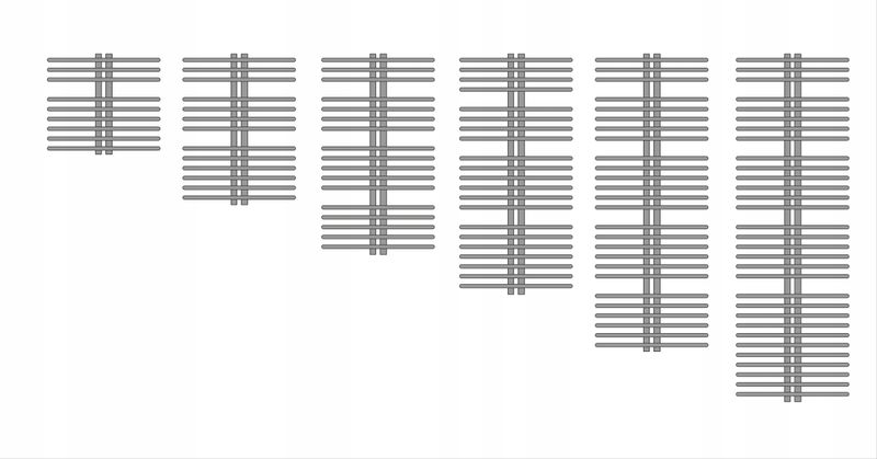 GRZEJNIK ŁAZIENKOWY NEO 1580x550 CZARNY MAT zdjęcie 9