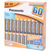 Bateria baterie alkaliczne Panasonic AA (R6) 60 szt.