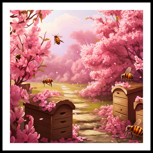 Plakat 80x80cm Życie w Ulach zdjęcie 3