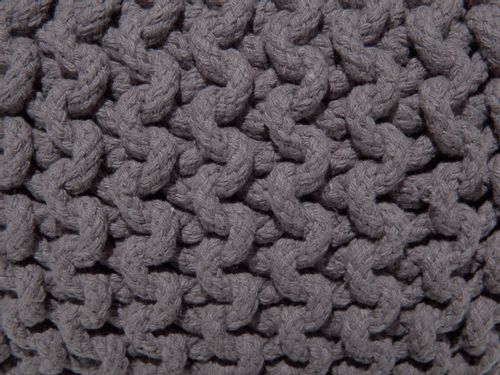 Puf 40 x 25 cm ciemnoszary CONRAD na Arena.pl