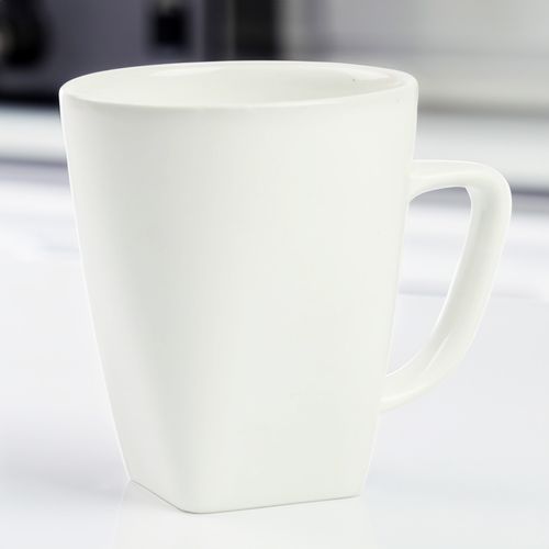 KUBEK PORCELANOWY DO KAWY HERBATY UNIWERSALNY BIAŁY 460ML Z UCHEM na Arena.pl